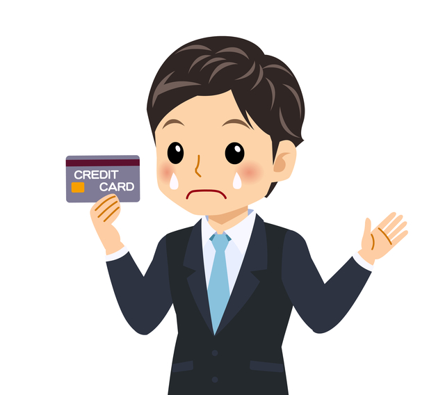 クレジットカード現金化で後悔する男性のイメージ